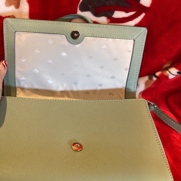 Sea foam green kate spade shoulder bag - Picture 3 of 4